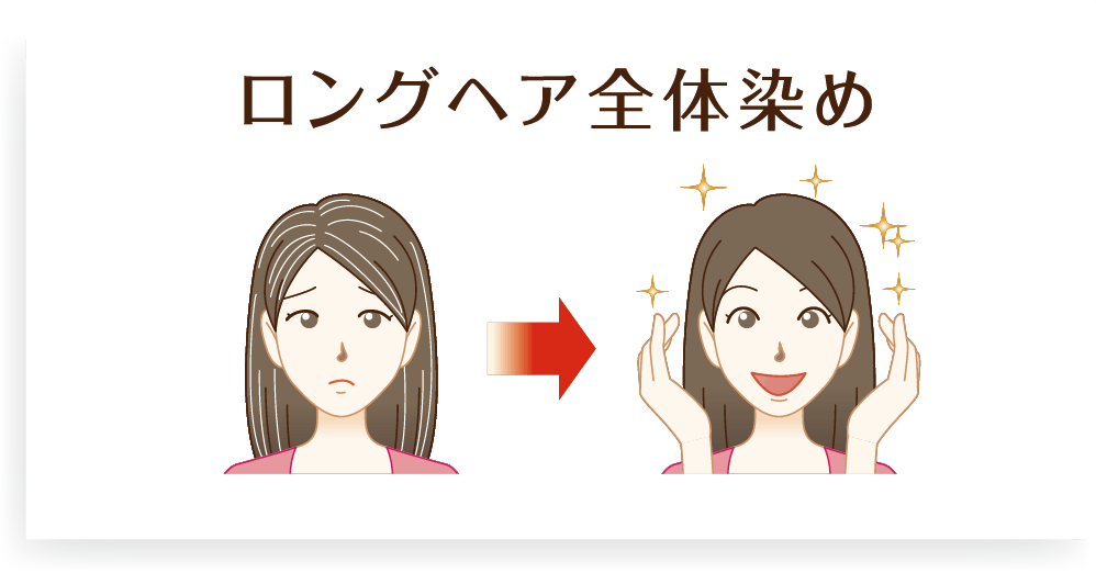 ロングヘアの説明画像